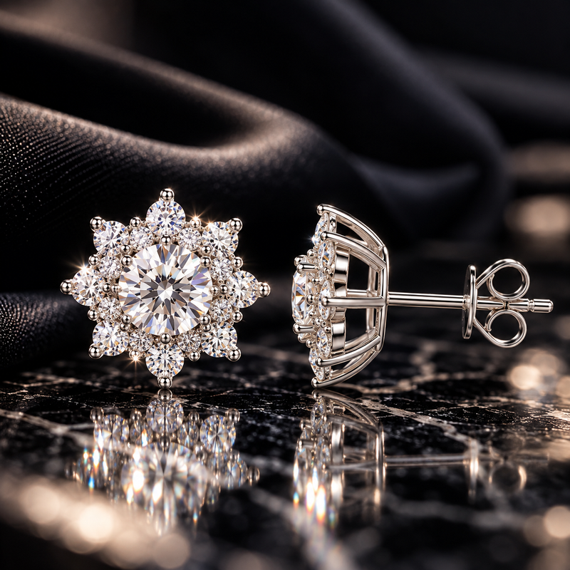 Moissanite Earrings