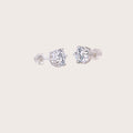 Serene 1ct Moissanite Stud Earrings in S925 Sterling Silver