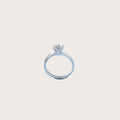 Classic 5ct Round Moissanite Solitaire Ring in S925 Sterling Silver