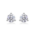 Moment 0.5 Carat Moissanite Stud Earrings in Sterling Silver