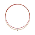Fortune 0.5 Carat Moissanite Red Cord Necklace