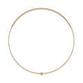 Dawn 0.3 Carat Moissanite Gold-Tone Cord Necklace