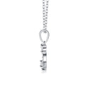 Archer Moissanite Archer Pendant Necklace in Sterling Silver