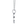 Aries Moissanite Zodiac Pendant Necklace in Sterling Silver