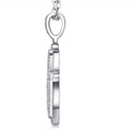 Amulet Moissanite Hamsa Pendant Necklace in Sterling Silver