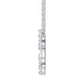 Verdure Moissanite Laurel Wreath Necklace in Sterling Silver