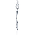 Rosace Moissanite Openwork Medallion Necklace in Sterling Silver