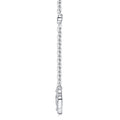 Lucky Moissanite Clover Pendant Necklace in Sterling Silver