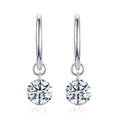 Farfalle 3 Carat Moissanite Butterfly Stud Earrings in Sterling Silver