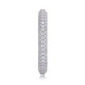 Mr. Right Moissanite Eternity Band Ring in Sterling Silver