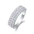 Verse Moissanite Band Ring in Sterling Silver