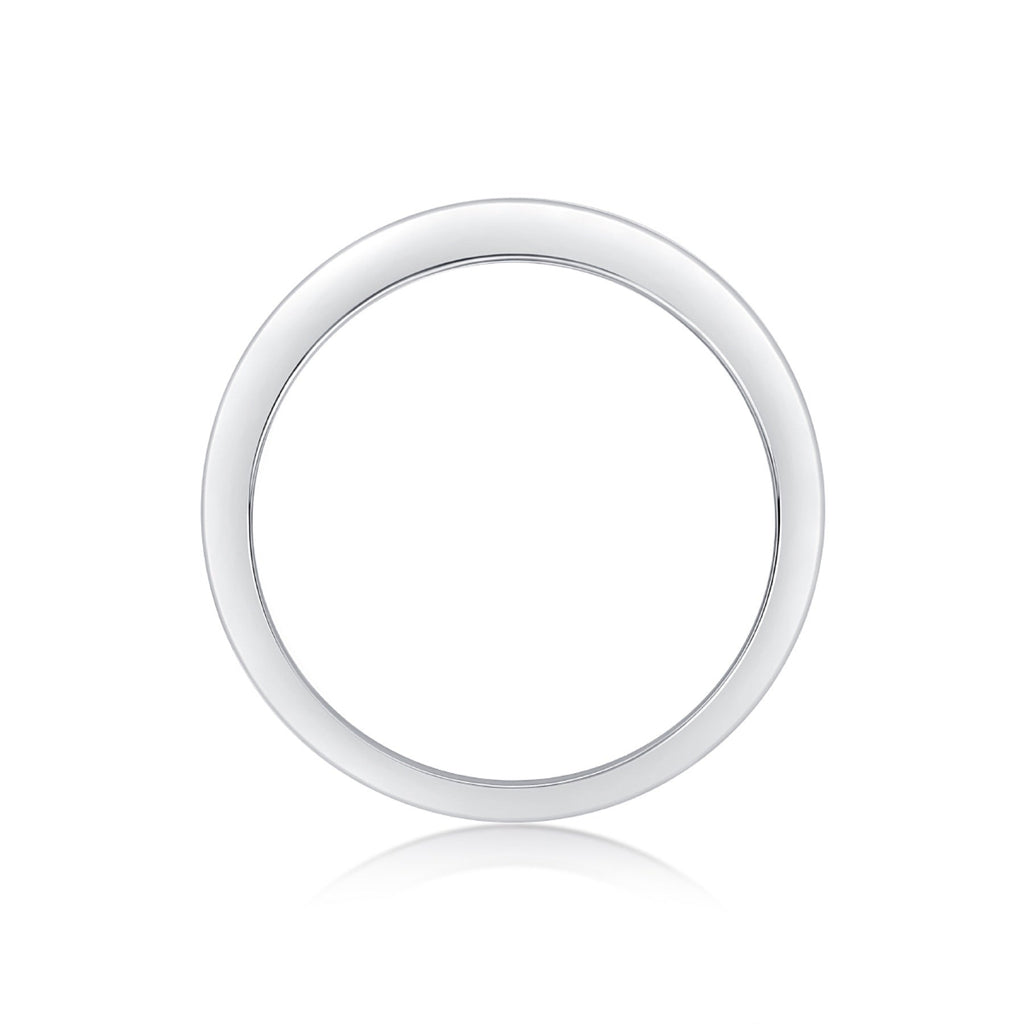Whim Moissanite Band Ring in Sterling Silver
