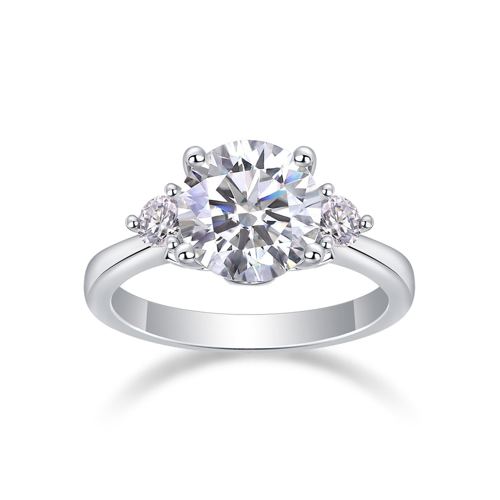 Starnight 2 Carat Moissanite Solitaire Ring in Sterling Silver