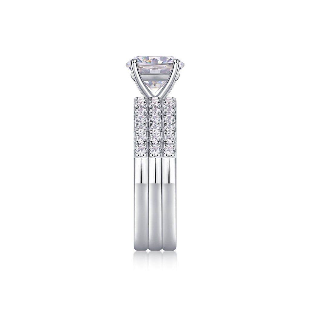 Fantasia 2 Carat Moissanite Solitaire Ring in Sterling Silver