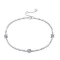 Moonweave Moissanite Tennis Bracelet in Sterling Silver