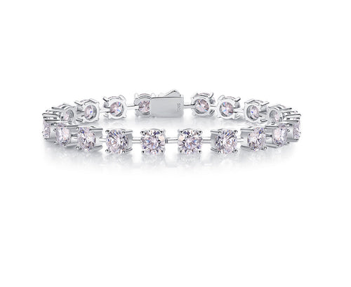 Appuntamento Moissanite Tennis Bracelet in Sterling Silver