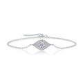 Codice Moissanite Chain Bracelet in Sterling Silver