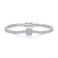 Polare Moissanite Tennis Bracelet in Sterling Silver