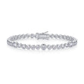 Vibrante Moissanite Tennis Bracelet in Sterling Silver