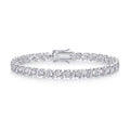 Grazia Moissanite Tennis Bracelet in Sterling Silver