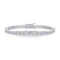 Bagliore Moissanite Tennis Bracelet in Sterling Silver