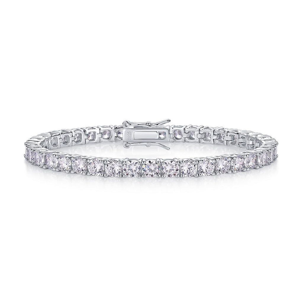 Chiardiluna Moissanite Tennis Bracelet in Sterling Silver