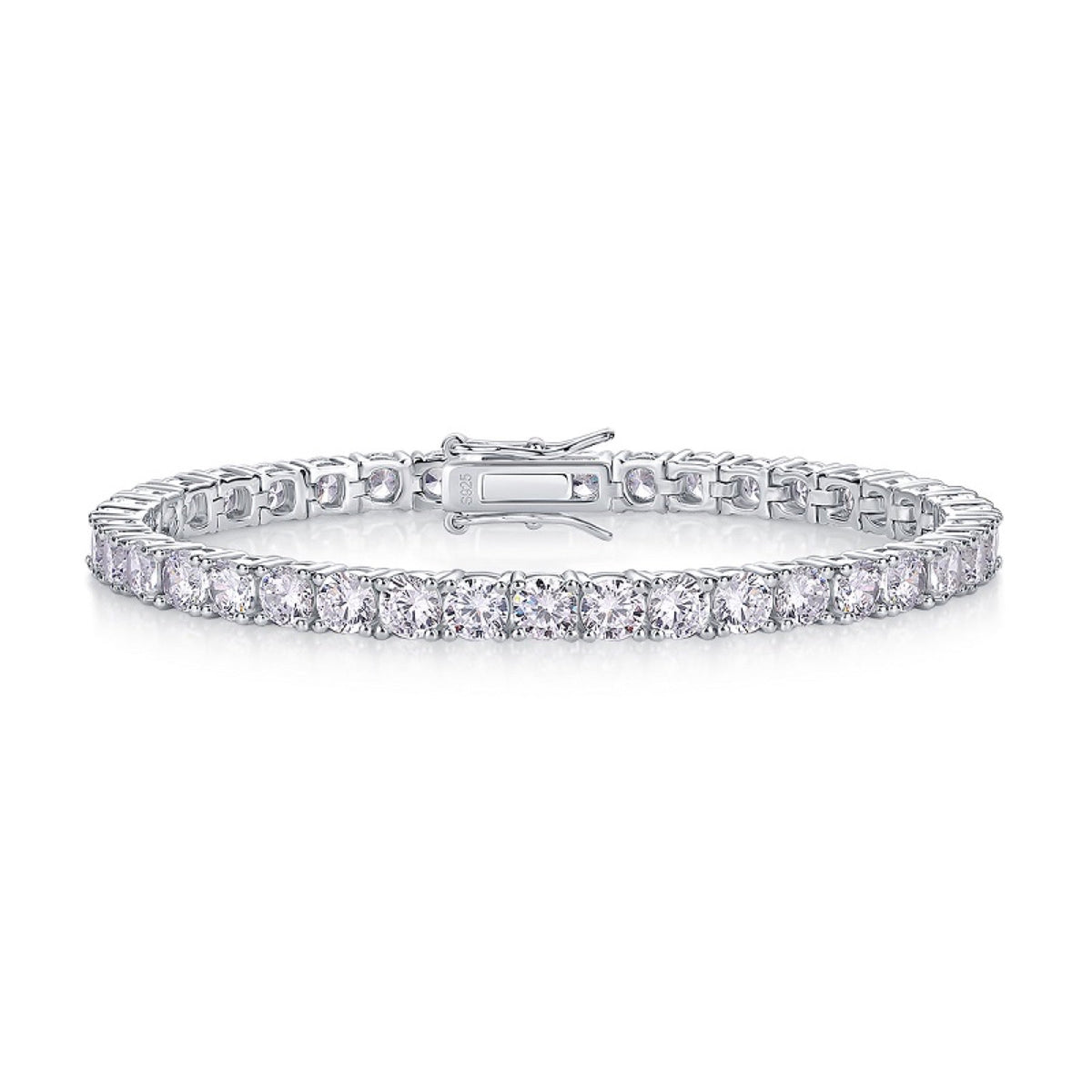 Chiardiluna Moissanite Tennis Bracelet in Sterling Silver