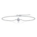 Catenacroce Moissanite Chain Bracelet in Sterling Silver