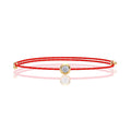 Rubino Moissanite Red Cord Bracelet