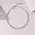 Sfumato Moissanite Chain Bracelet in Sterling Silver