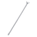 Lucciola Moissanite Tennis Bracelet in Sterling Silver