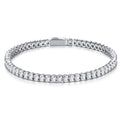 Tondissima Moissanite Tennis Bracelet in Sterling Silver