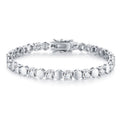 Sferetta Moissanite Tennis Bracelet in Sterling Silver