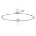 Stelluccia Moissanite Chain Bracelet in Sterling Silver