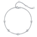 Solotondo Moissanite Chain Bracelet in Sterling Silver