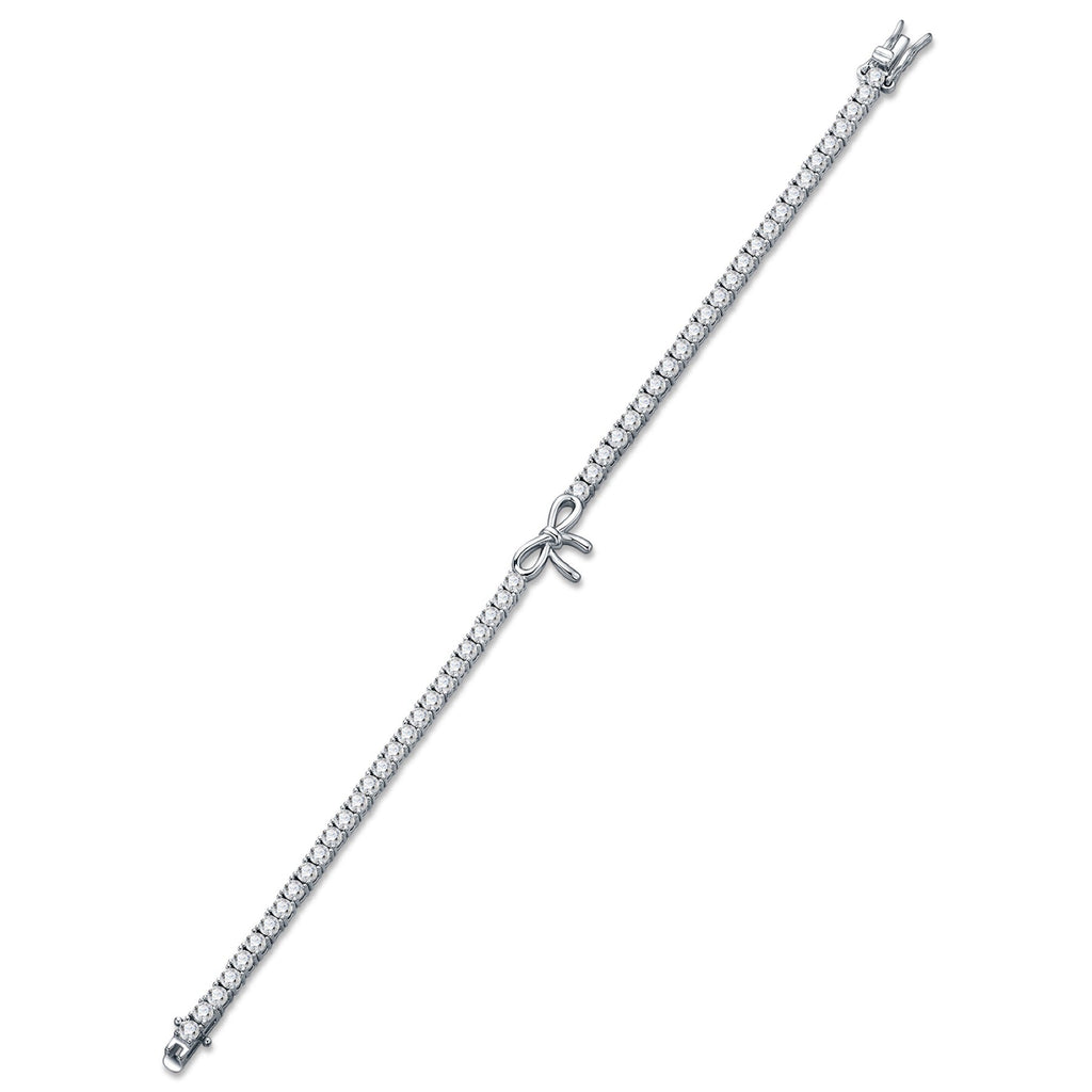 Fiocchino Moissanite Tennis Bracelet in Sterling Silver