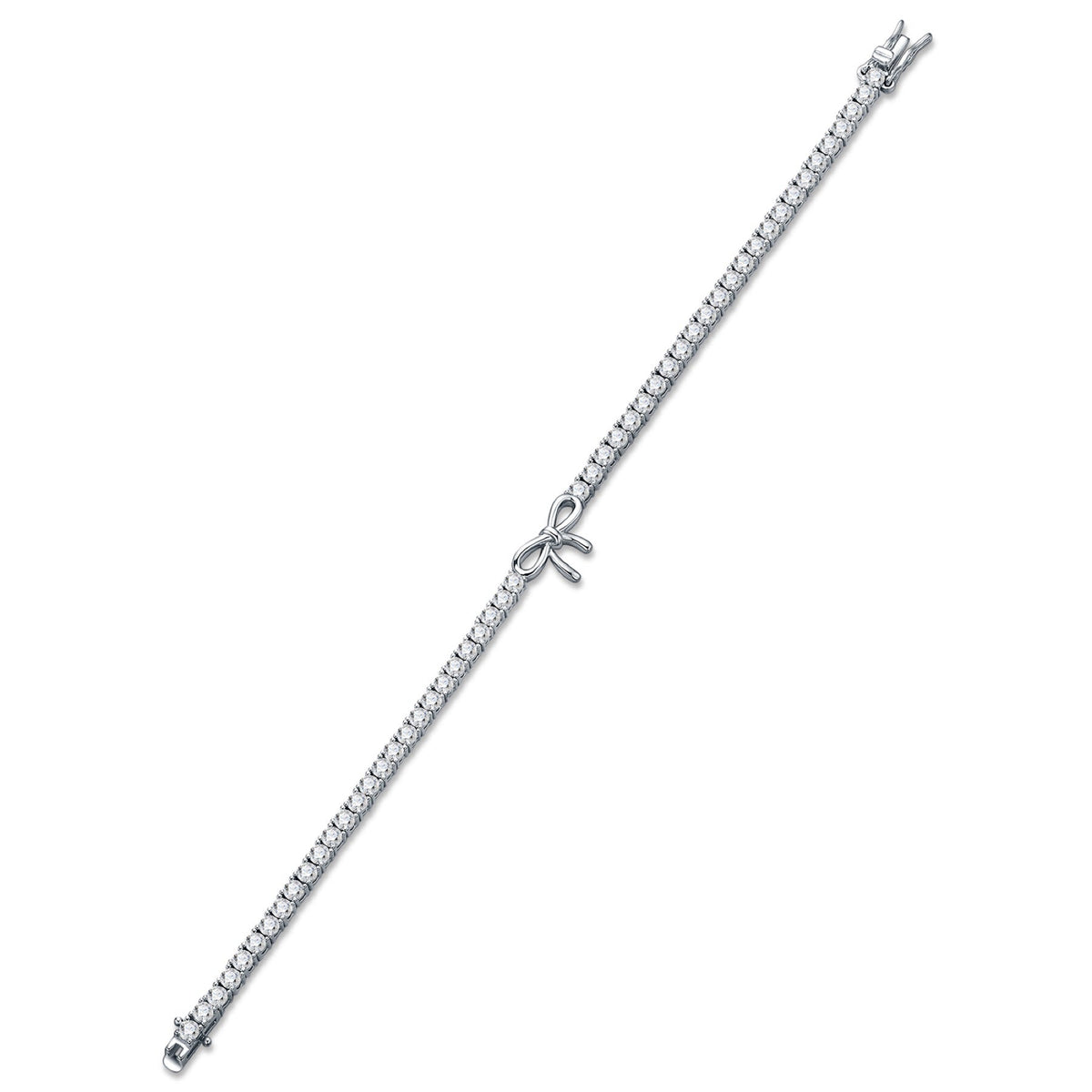 Fiocchino Moissanite Tennis Bracelet in Sterling Silver