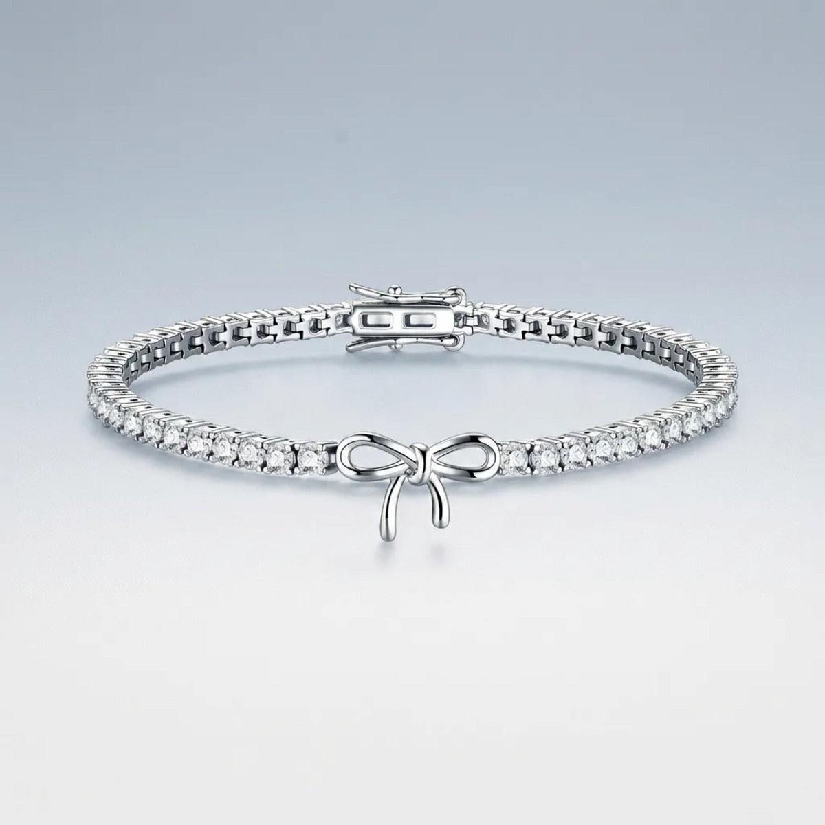 Fiocchino Moissanite Tennis Bracelet in Sterling Silver