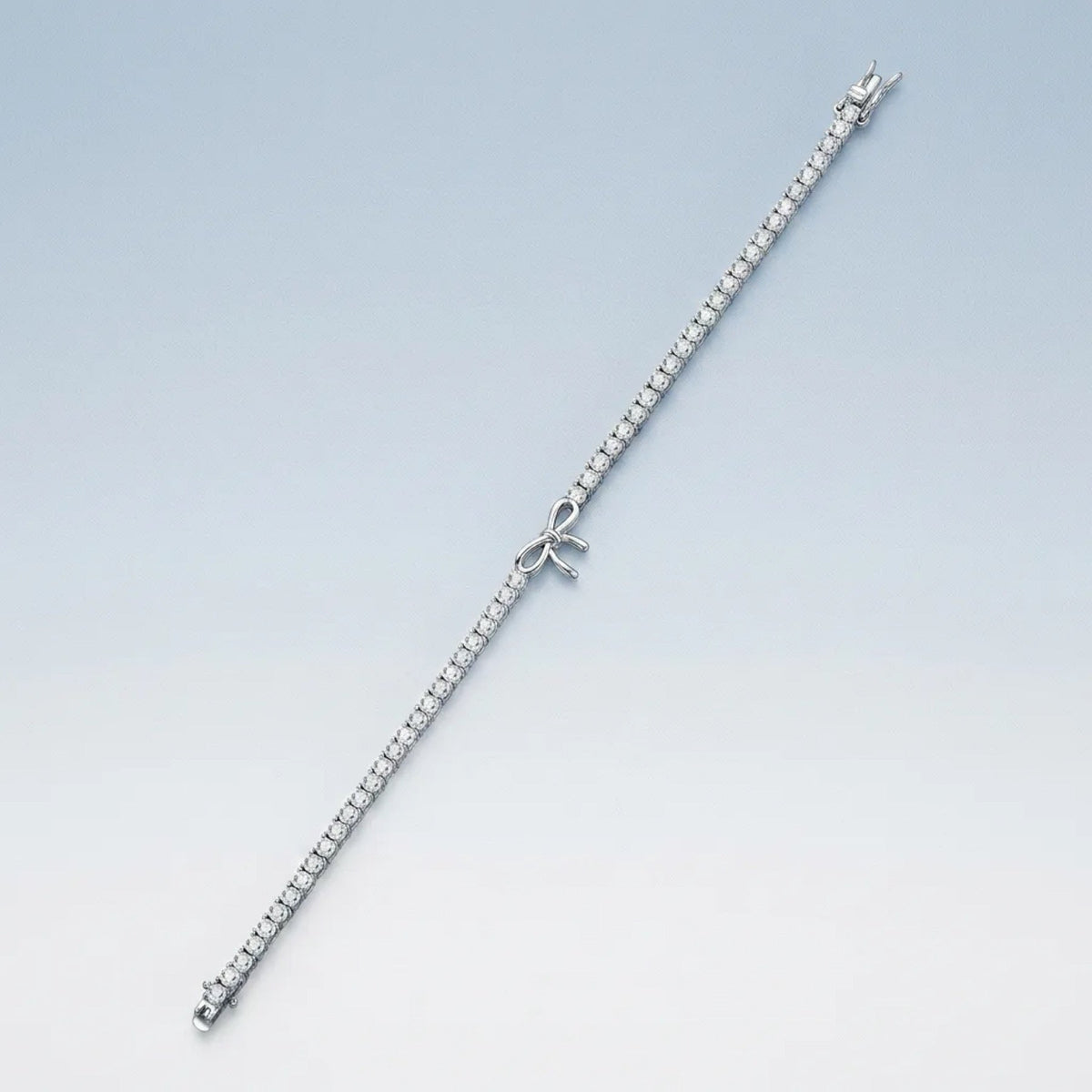 Fiocchino Moissanite Tennis Bracelet in Sterling Silver