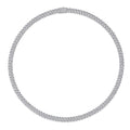 Vitale Moissanite Tennis Necklace in Sterling Silver