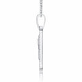 Talismano Moissanite Pendant Necklace in Sterling Silver