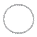 Fulgida Moissanite Tennis Necklace in Sterling Silver