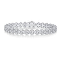 Canone Moissanite Tennis Bracelet in Sterling Silver