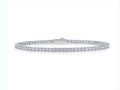 Amanti Moissanite Tennis Bracelet in Sterling Silver