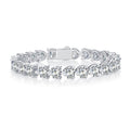 Quotidiano 1 Carat Moissanite Tennis Bracelet in Sterling Silver