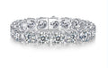 Mezzestate 5 Carat Moissanite Tennis Bracelet in Sterling Silver