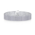 Essenza Moissanite Bracelet in Sterling Silver