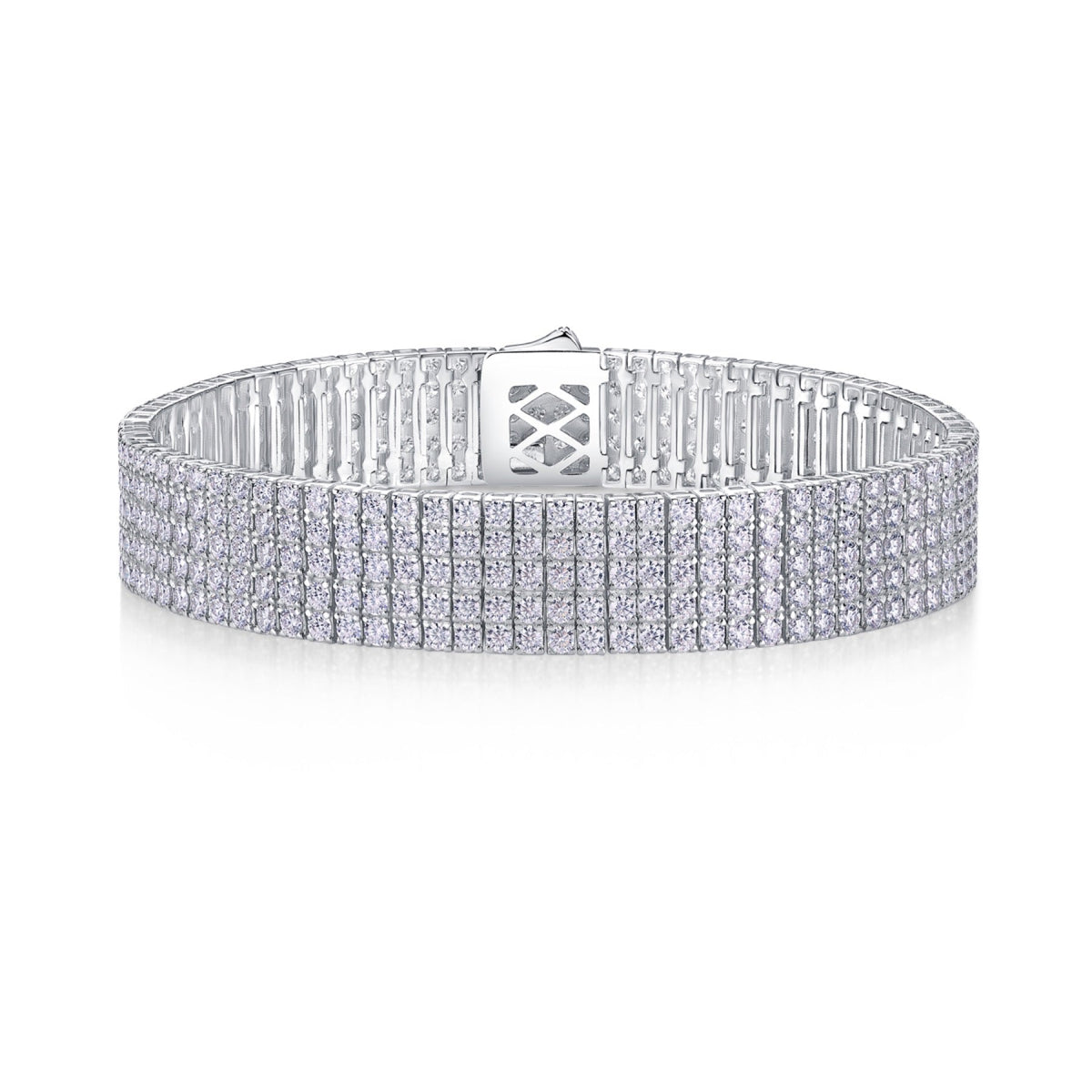 Essenza Moissanite Bracelet in Sterling Silver