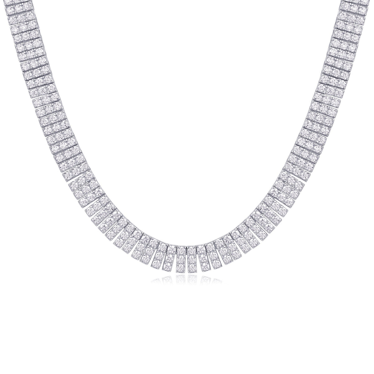 Alone Moissanite Bracelet in Sterling Silver