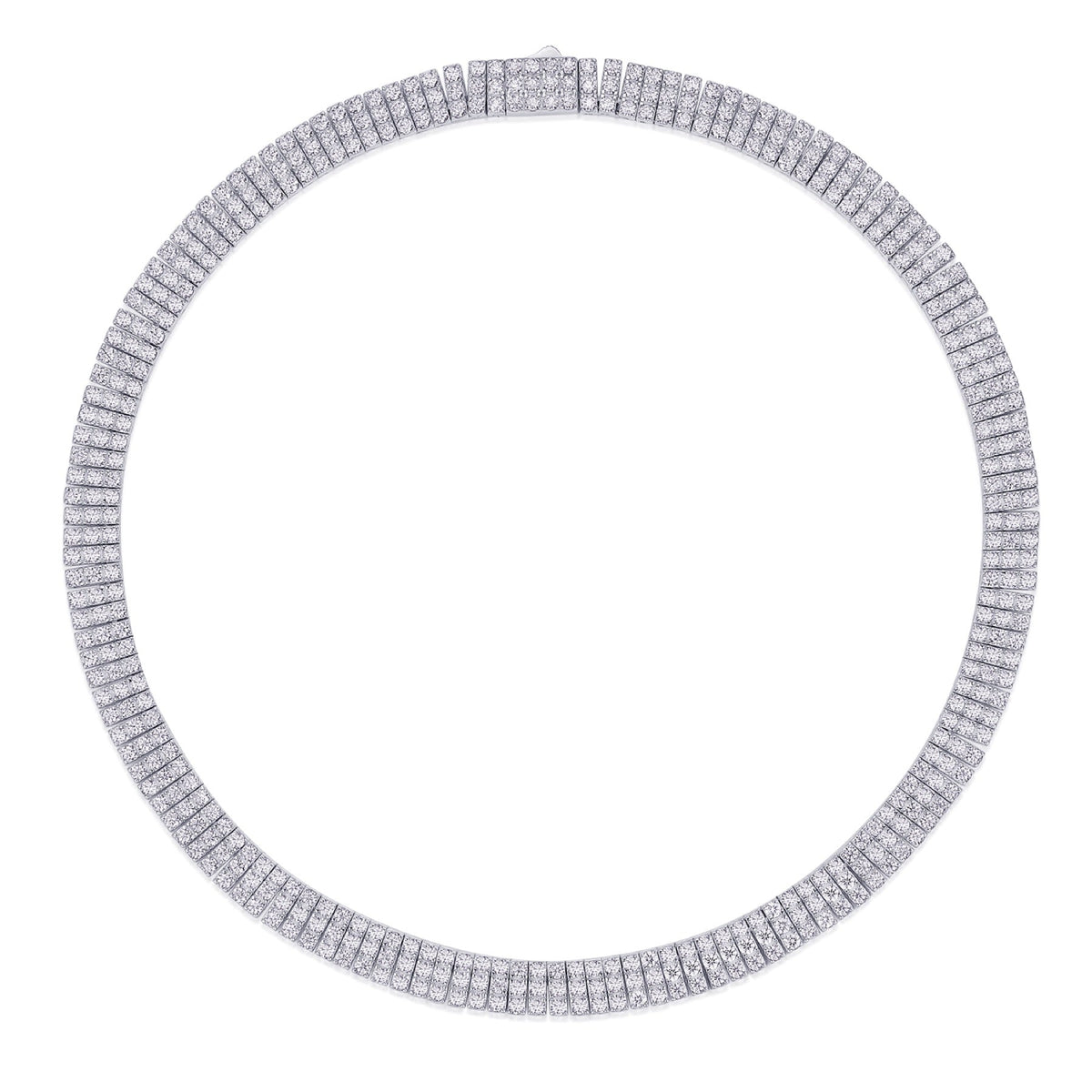 Alone Moissanite Bracelet in Sterling Silver